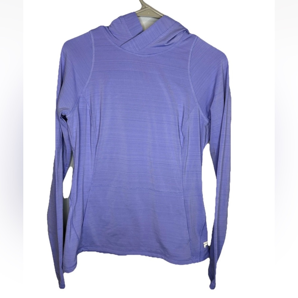 Fila Hooded Long Sleeve Shirt Top Women’s Size Medium